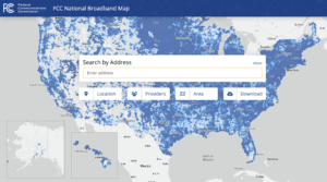 Image of the FCC Broadband Map